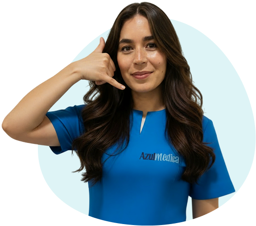Chatea con nosotros Azul Medica