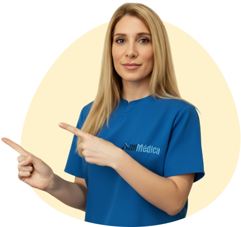 Informacion de contacto Azul Medica